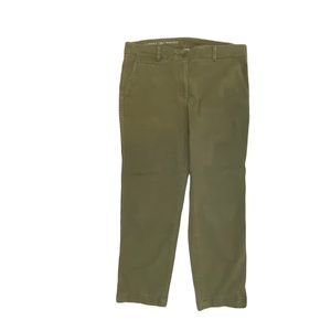 Talbots Perfect Chino Women' size 12P Green Pants  Great Condition!  Waist: